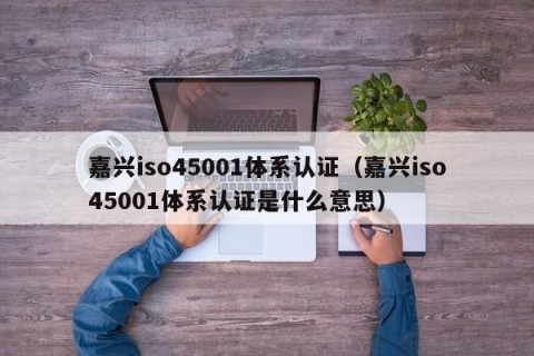 嘉兴iso45001体系认证（嘉兴iso45001体系认证是什么意思）