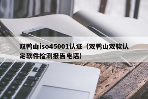 双鸭山iso45001认证（双鸭山双软认定软件检测报告电话）