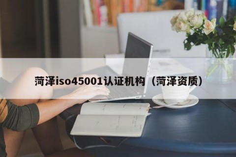 菏泽iso45001认证机构（菏泽资质）