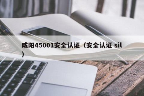 咸阳45001安全认证（安全认证 sil）