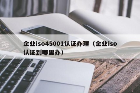 企业iso45001认证办理（企业iso认证到哪里办）