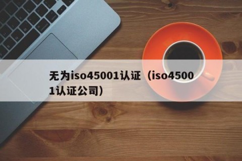 无为iso45001认证（iso45001认证公司）